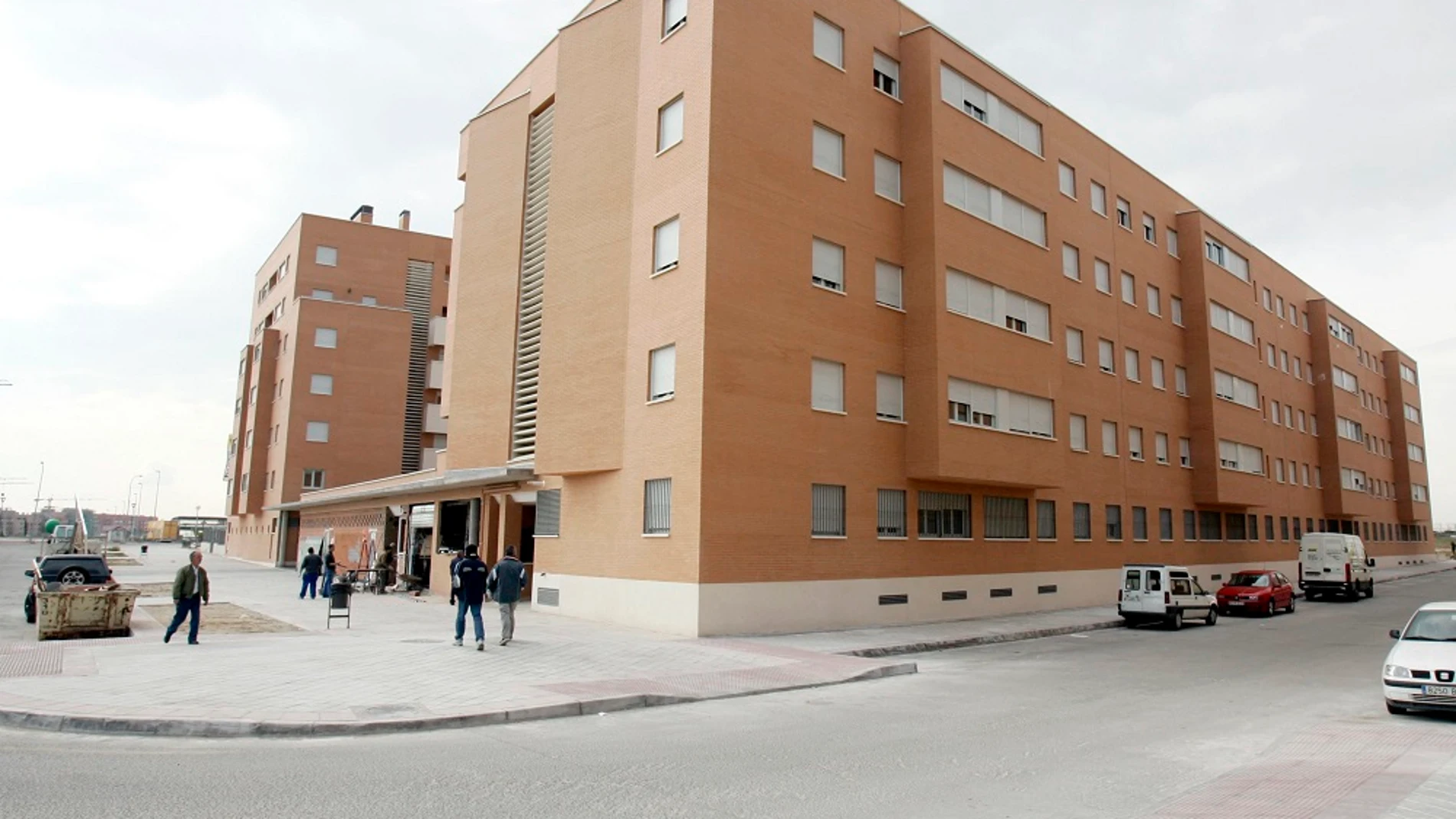 En la imagen, un edificio de viviendas. En la imagen, un edificio de viviendas.