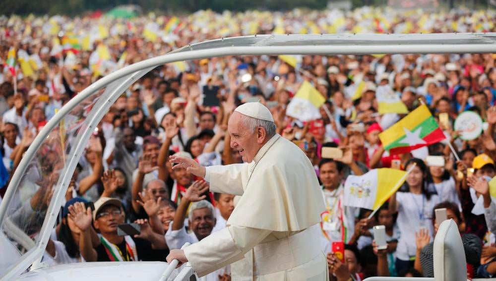 El Papa Francisco en Birmania
