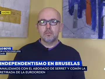 El abogado de Serret y Comín: "En algún momento el Tribunal Supremo va a volver a cursar la euroorden" El abogado de Serret y Comín: "En algún momento el Tribunal Supremo va a volver a cursar la euroorden"