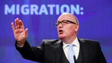 El vicepresidente de la Comisión Europea, Frans Timmermans