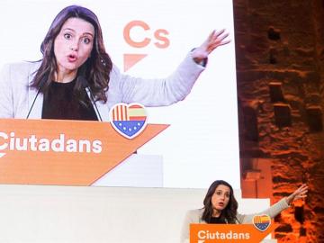 La candidata de Ciudadanos a la Presidencia de la Generalitat, Inés Arrimadas