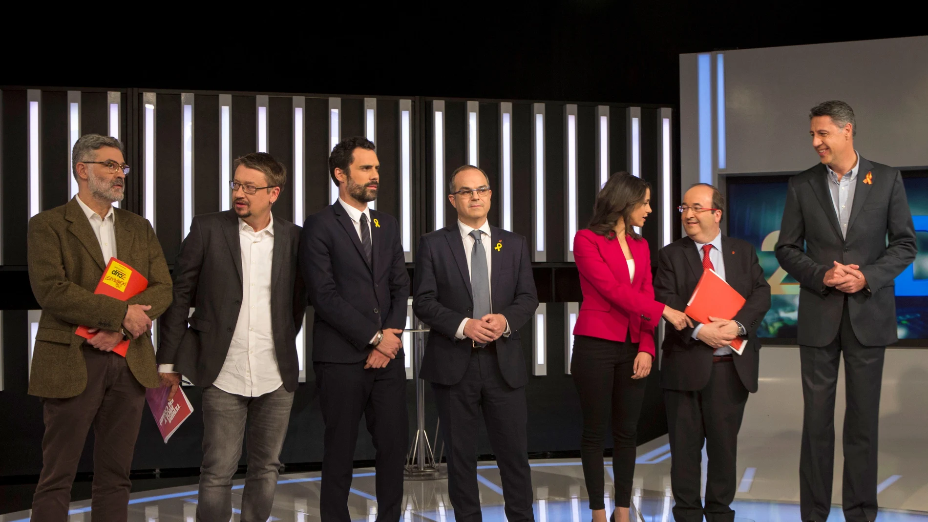 Primer debate antes de las elecciones catalanas del 21-D Primer debate antes de las elecciones catalanas del 21-D