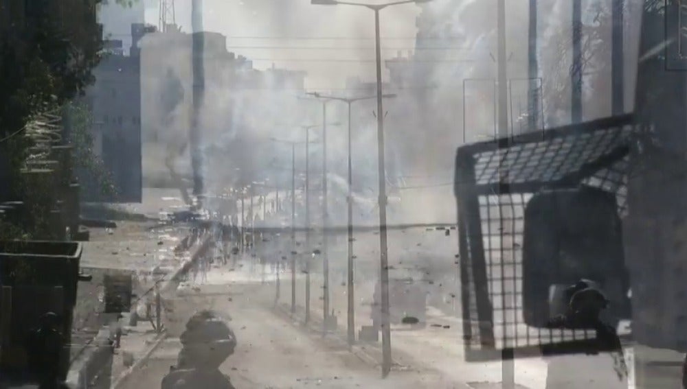 Fuertes enfrentamientos entre manifestantes y soldados israelíes en Belén