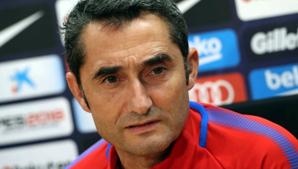 Valverde habla antes del partido con el Villarel