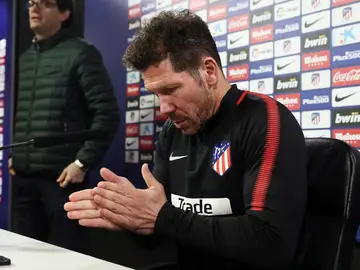 Diego Simeone, en rueda de prensa Diego Simeone, en rueda de prensa