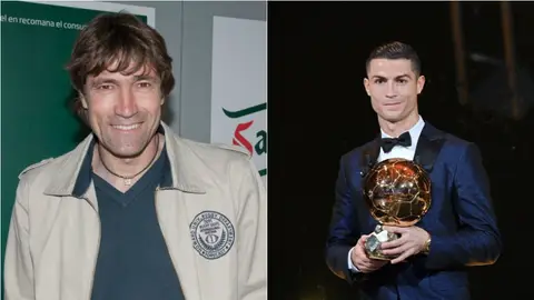 Salinas y Cristiano Ronaldo Salinas y Cristiano Ronaldo
