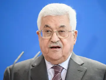 El presidente palestino, Mahmud Abás El presidente palestino, Mahmud Abás
