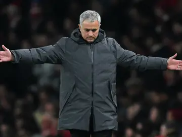 Mourinho, en un partido Mourinho, en un partido
