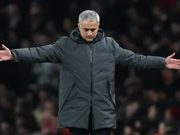 Mourinho, en un partido Mourinho, en un partido