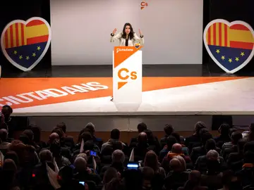 La candidata a la presidencia de la Generalitat por Ciudadanos, Inés Arrimadas La candidata a la presidencia de la Generalitat por Ciudadanos, Inés Arrimadas