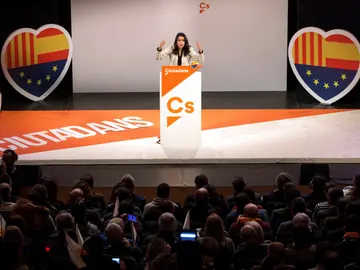 La candidata a la presidencia de la Generalitat por Ciudadanos, Inés Arrimadas La candidata a la presidencia de la Generalitat por Ciudadanos, Inés Arrimadas