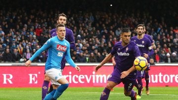 El Nápoles empata contra la Fiorentina y desperdicia ponerse líder