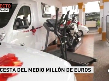 Una venta en Utrera sortea una cesta de Navidad por valor de medio millón de euros