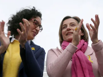 Marta Rovira y Carme Forcadell Marta Rovira y Carme Forcadell