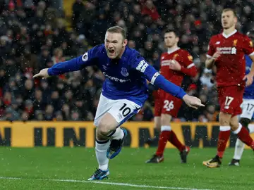 Rooney marca un gol ante el Liverpool Rooney marca un gol ante el Liverpool