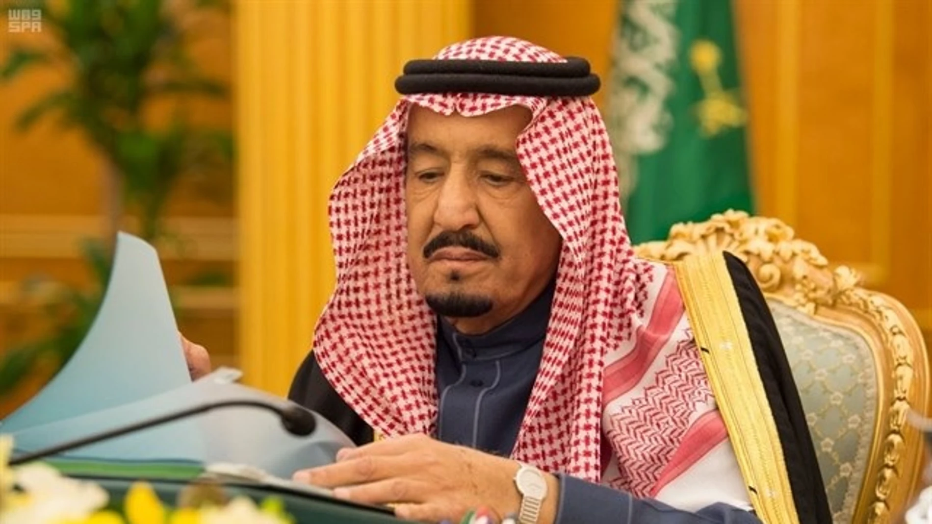 El rey de Arabia Saudí Salmán bin Abdulaziz El rey de Arabia Saudí Salmán bin Abdulaziz