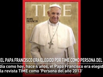 El Papa Francisco era elegido como persona del año por TIME a los nueve meses de su proclamación