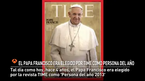 El Papa Francisco era elegido como persona del año por TIME a los nueve meses de su proclamación El Papa Francisco era elegido como persona del año por TIME a los nueve meses de su proclamación