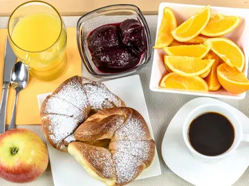 Un desayuno. Un desayuno.