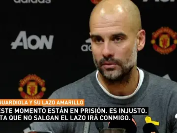 Guardiola: "Quizá nuestros hijos cuando crezcan vayan a prisión por no estar de acuerdo con el Estado" Guardiola: "Quizá nuestros hijos cuando crezcan vayan a prisión por no estar de acuerdo con el Estado"