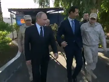 Putin llega por sorpresa a Siria Putin llega por sorpresa a Siria