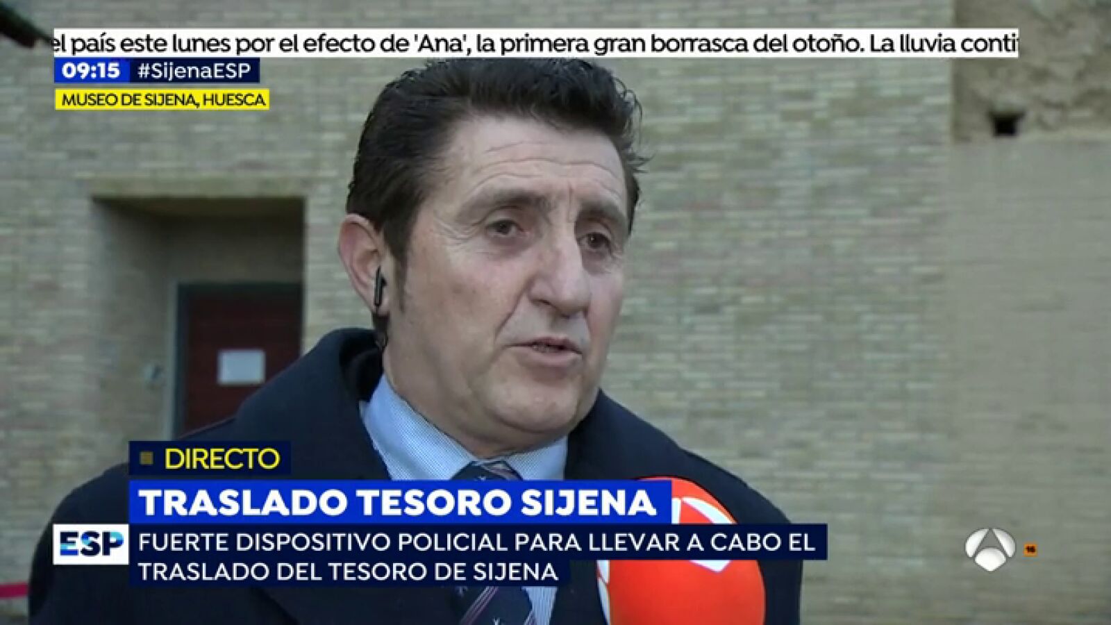 El alcalde de Sijena recuerda que las obras salieron de Aragón 