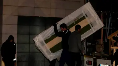 Traslado de las obras de Sijena Traslado de las obras de Sijena