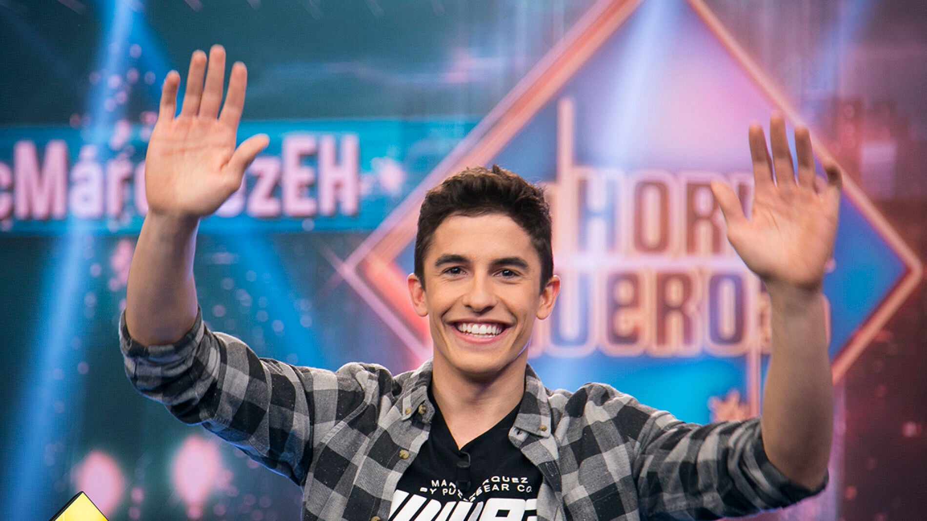 Marc M&aacute;rquez regala una moto de competici&oacute;n a un espectador de 'El Hormiguero 3.0'