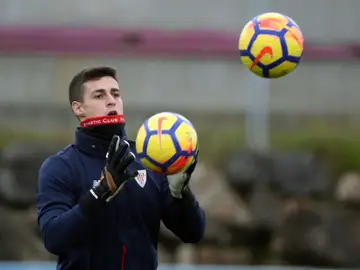 El portero del Athletic Club, Kepa Arrizabalaga. El portero del Athletic Club, Kepa Arrizabalaga.