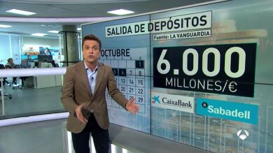 Los dos grandes bancos de Cataluña cambiaron su sede por la salida de depósitos de clientes