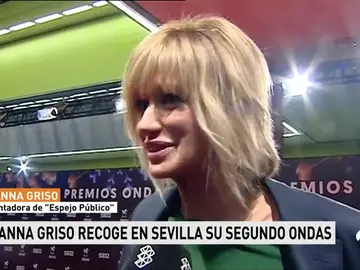 Susanna Griso recoge su segundo Premio Ondas: "Ha sido una ilusión muy grande en un año muy complicado" Susanna Griso recoge su segundo Premio Ondas: "Ha sido una ilusión muy grande en un año muy complicado"