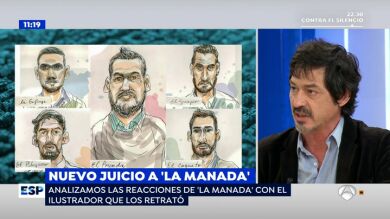 ¿Cómo reaccionaron los miembros de 'La Manada' al saber que les dibujaban?