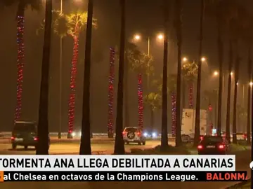 La tormenta Ana mantiene a Canarias en aviso amarillo La tormenta Ana mantiene a Canarias en aviso amarillo