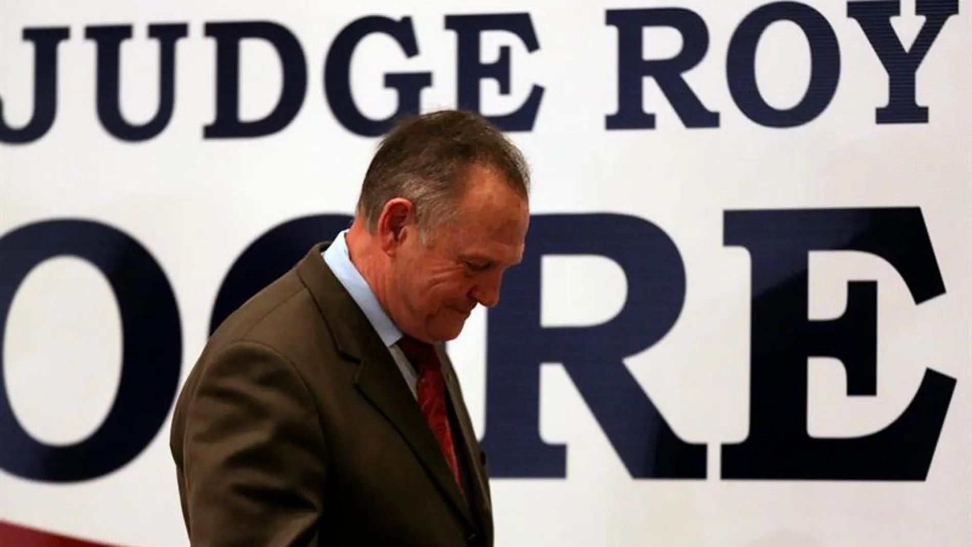 El candidato republicano al Senado Roy Moore El candidato republicano al Senado Roy Moore