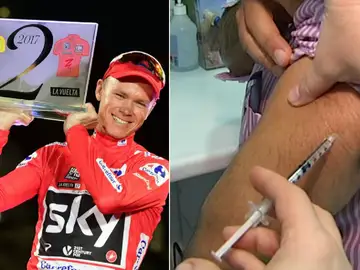 Chris Froome tras ganar la Vuelta Chris Froome tras ganar la Vuelta