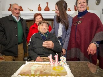 El extremeño Francisco Núñez Olivera, el hombre más longevo del mundo 