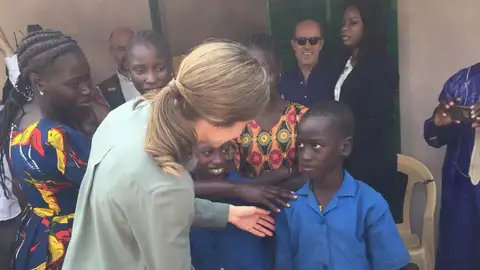 La Reina Letizia, en Senegal La Reina Letizia, en Senegal