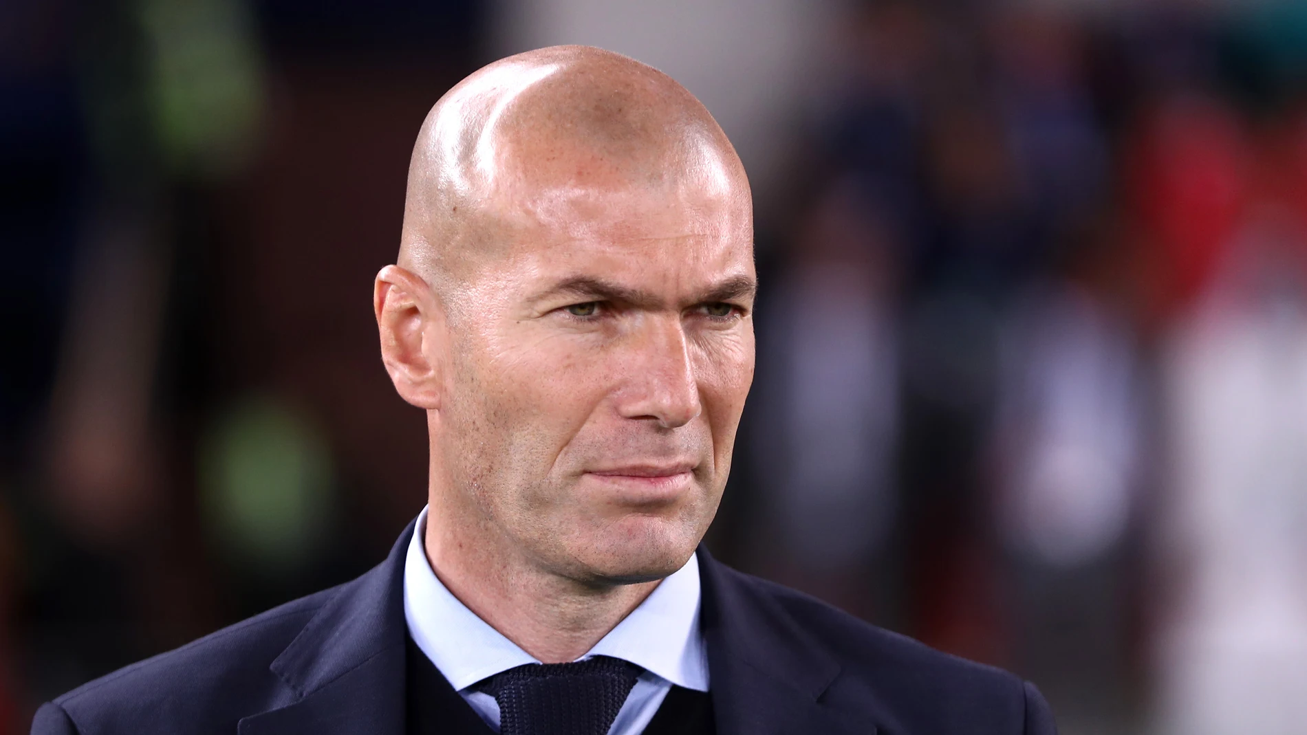 Zidane, durante el partido ante el Al-Jazira Zidane, durante el partido ante el Al-Jazira