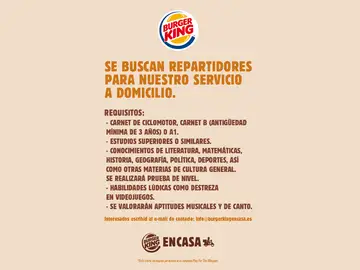 Oferta Burger King Oferta Burger King