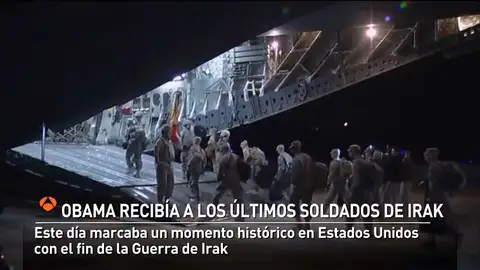 Obama marcaba el fin de la Guerra de Irak con el regreso de los últimos soldados estadounidenses Obama marcaba el fin de la Guerra de Irak con el regreso de los últimos soldados estadounidenses
