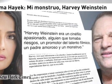 Salma Hayek denuncia que Harvey Weinstein la acosó y amenazó de muerte