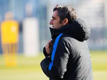 Ernesto Valverde, entrenador del FC Barcelona Ernesto Valverde, entrenador del FC Barcelona