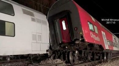 Una colisión entre dos trenes de pasajeros deja cuatro heridos, dos de ellos graves, en el norte de Viena