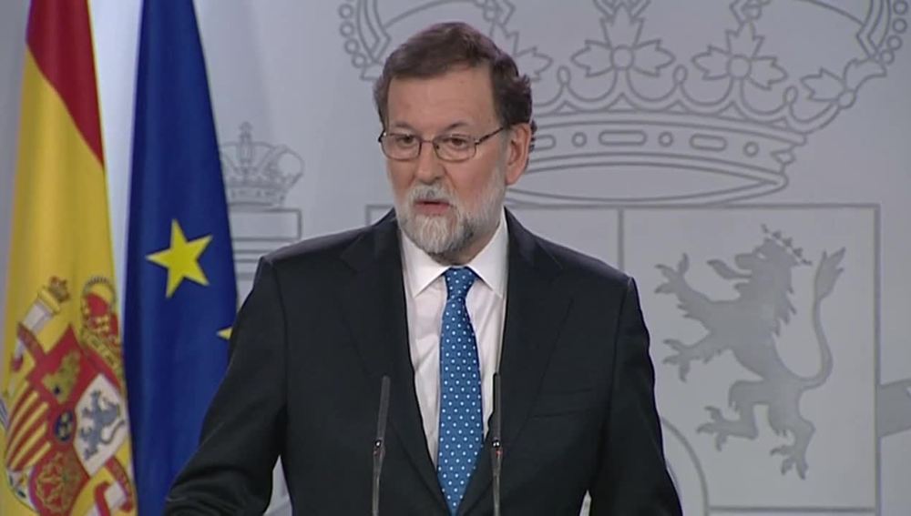 Mariano Rajoy, en rueda de prensa
