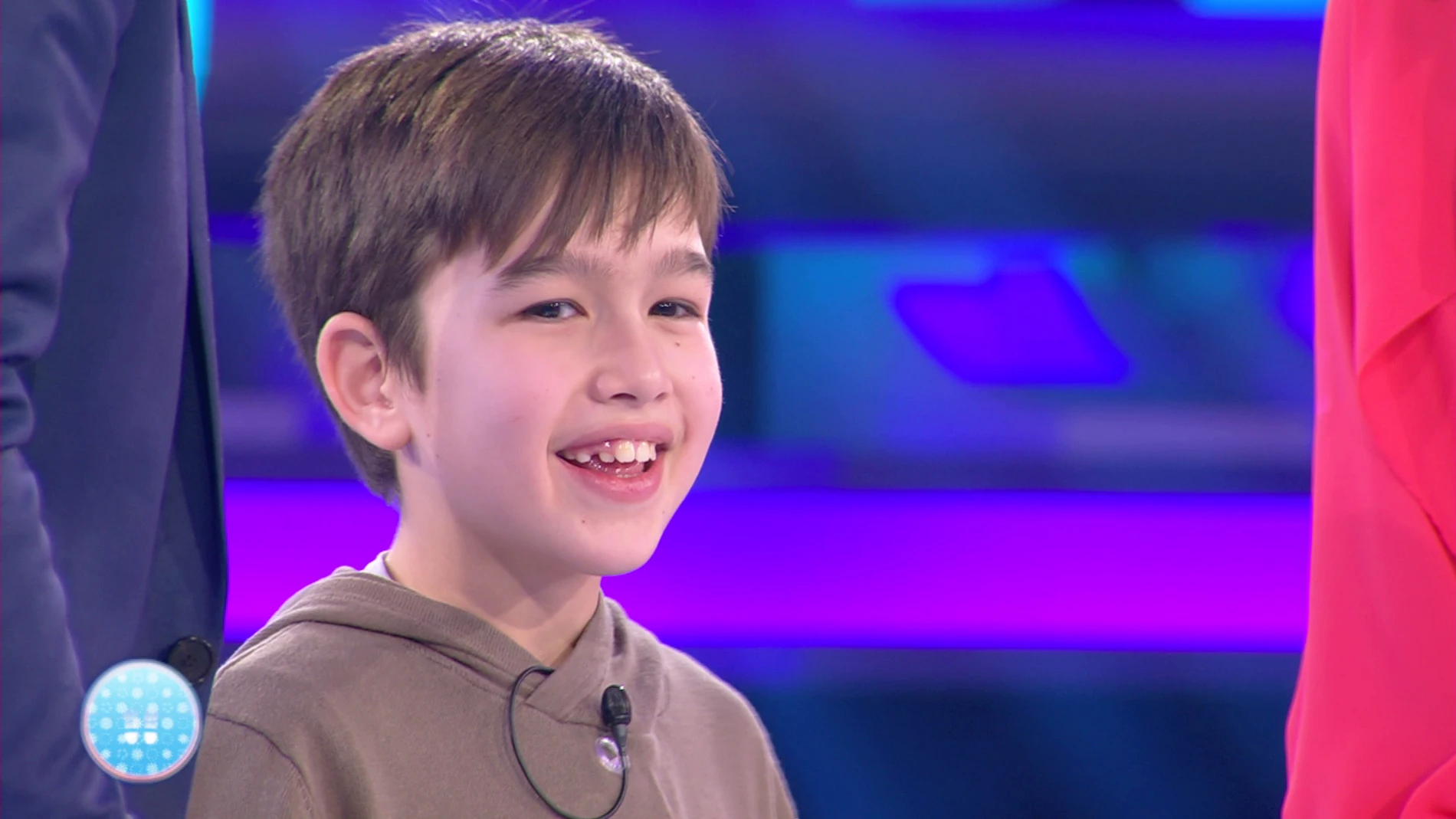 Nicolás, el niño que quiere ganar en premio de '¡Ahora Caigo!' para pagar su hipoteca
