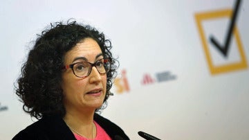 Marta Rovira, en rueda de prensa