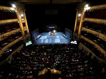 Vista general del Sorteo Extraordinario de la Lotería de Navidad, en el Teatro Real de Madrid Vista general del Sorteo Extraordinario de la Lotería de Navidad, en el Teatro Real de Madrid
