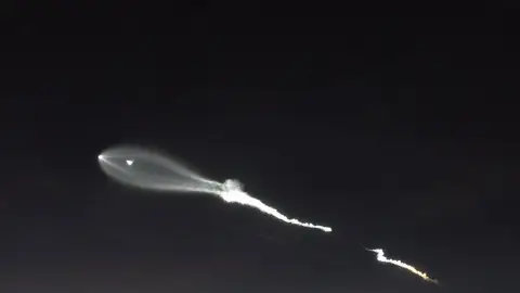 El lanzamiento del Space X El lanzamiento del Space X