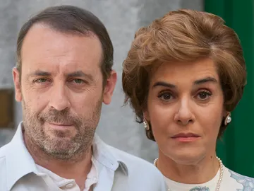 Antonio Molero y Anabel Alonso son Benito y Benigna en 'Amar es para siempre' Antonio Molero y Anabel Alonso son Benito y Benigna en 'Amar es para siempre'