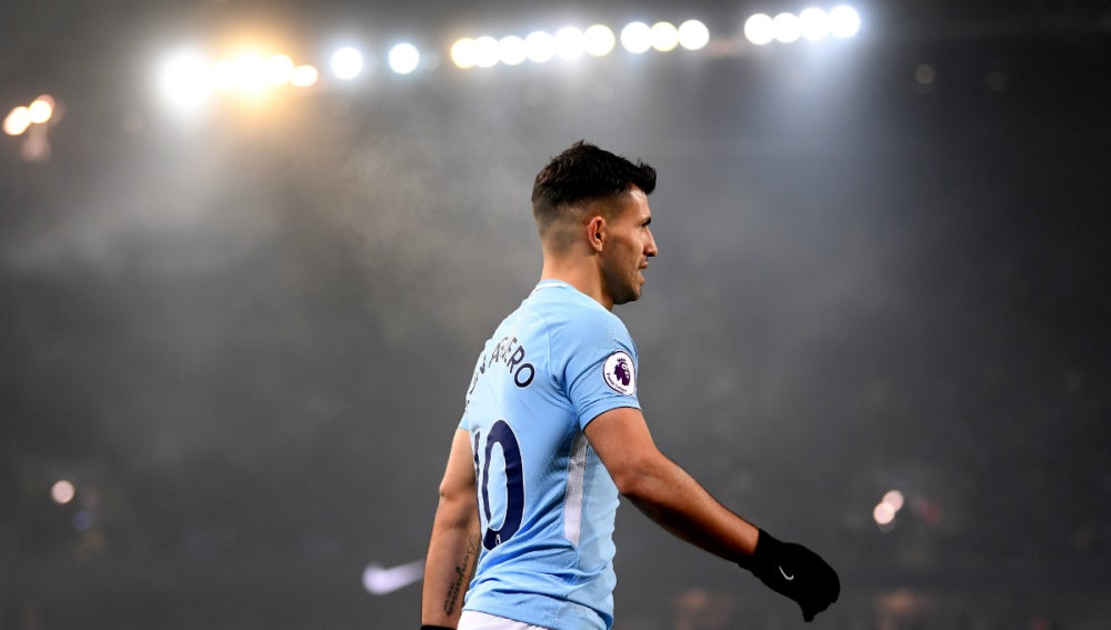 Agüero, con el City